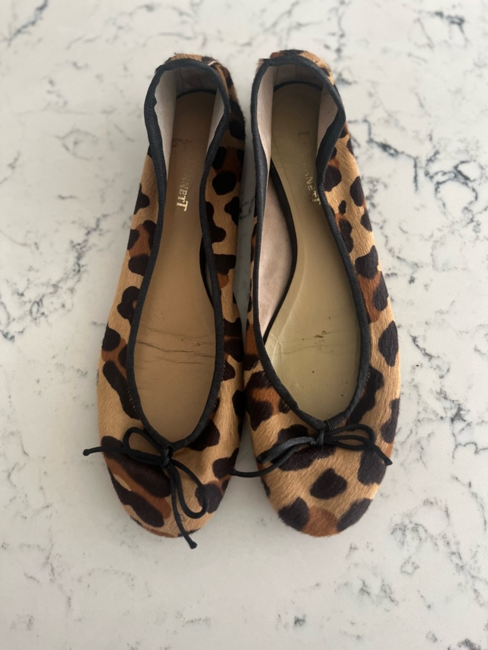 Lk Bennet Leopard Print Ballet Flats